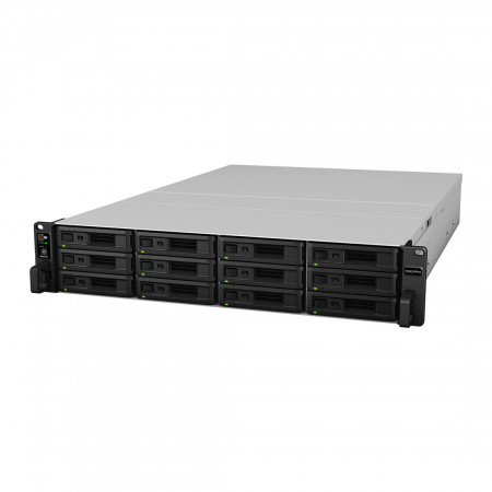 Сетевое хранилище (NAS) Synology RS3621RPxs серебристый