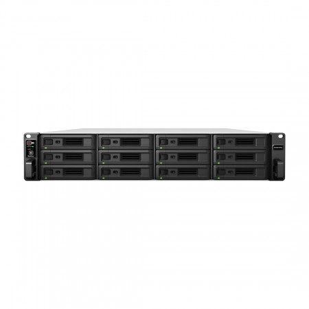 Сетевое хранилище (NAS) Synology RS3621RPxs серебристый