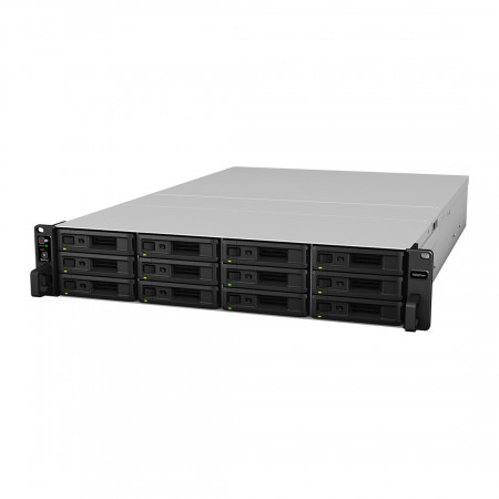 Сетевое хранилище (NAS) Synology RS3621xs+ серебристый