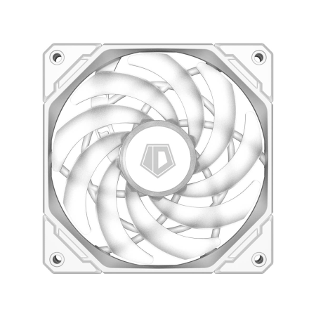 Вентилятор ID-COOLING RGB Series (NO-12015-XT ARGB SNOW) белый