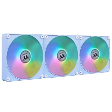 Комплект вентиляторов Thermaltake CT140 EX Reverse ARGB Sync Hydrangea Blue (CL-F199-PL14BU-A) 3 шт белый