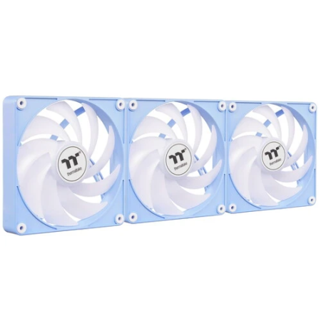 Комплект вентиляторов Thermaltake CT140 EX Reverse ARGB Sync Hydrangea Blue (CL-F199-PL14BU-A) 3 шт белый