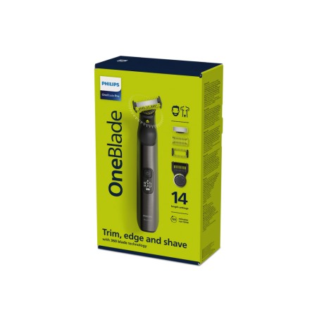 Машинка для стрижки волос Philips QP6551/15 черный/серебристый