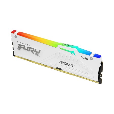 Оперативная память Kingston FURY Beast White RGB (KF556C40BWA-32) 32 ГБ белый