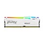 Оперативная память Kingston FURY Beast White RGB (KF556C40BWA-32) 32 ГБ белый