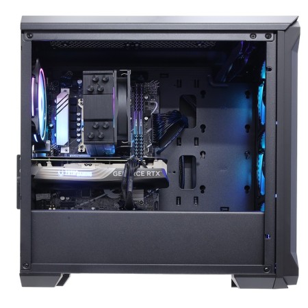 Системный блок Core i5-12400F-2.5GHz/B760/RAM 16GB/SSD 1TB (M.2)/RTX4060Ti-8GB/no DVD/650W/ черный