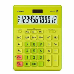 Калькулятор настольный CASIO GR-12C-RG-W-EP желтый