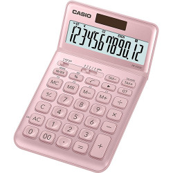 Калькулятор настольный CASIO JW-200SC-PK-W-EP розовый