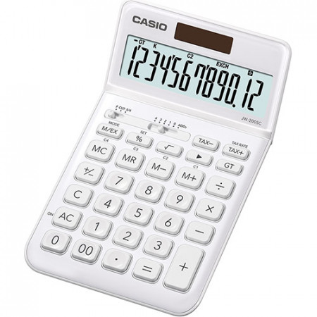 Калькулятор настольный CASIO JW-200SC-WE-W-EP белый