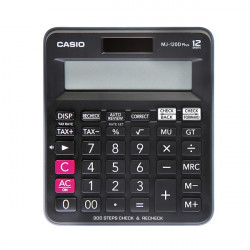 Калькулятор настольный CASIO MJ-120DPLUS-W-EP черный