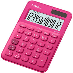 Калькулятор настольный CASIO MS-20UC-RD-W-EC красный