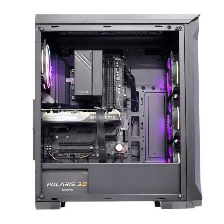 Системный блок Core i7-13700F-2.1GHz/B760/RAM 32GB/SSD 1TB (M.2)/RTX4070-12GB/no DVD/850W/ черный