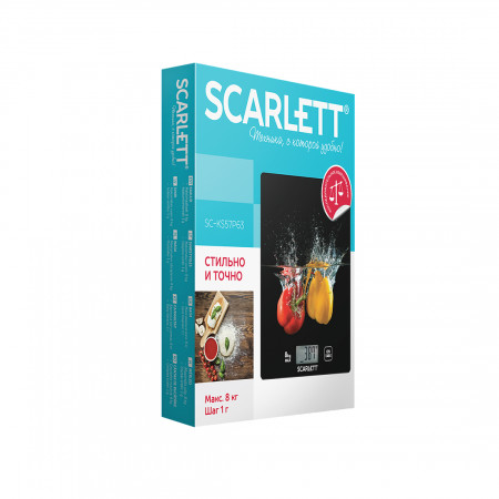 Кухонные весы Scarlett SC-KS57P63 (MCO00091527) черный