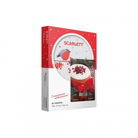 Кухонные весы Scarlett SC-KS57P79 красный