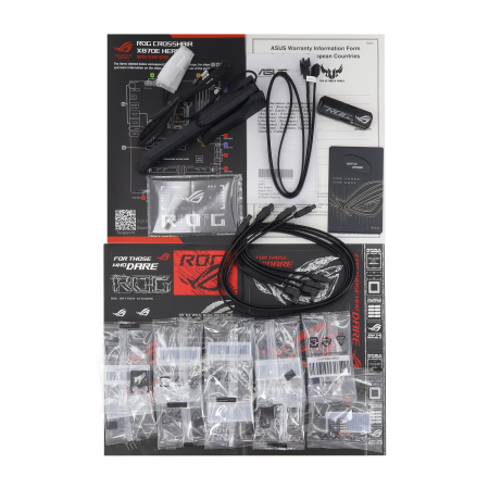 Материнская плата ASUS ROG CROSSHAIR X870E HERO чёрный