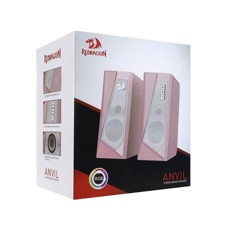 Колонки Defender Redragon Anvil (71776) розовый
