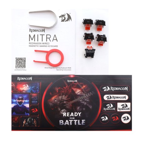 Клавиатура проводная Redragon Mitra (72078) чёрный