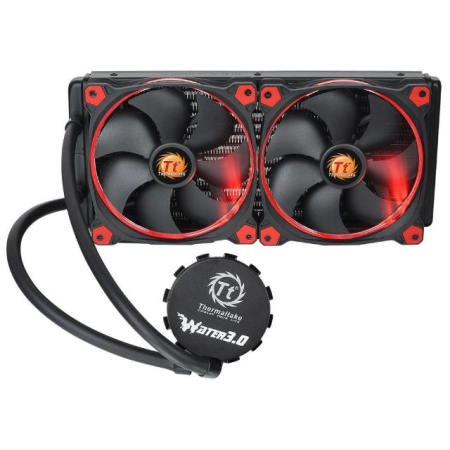 Система водяного охлаждения Thermaltake Water 3.0 Riing Red 280 (CL-W138-PL14RE-A) чёрный