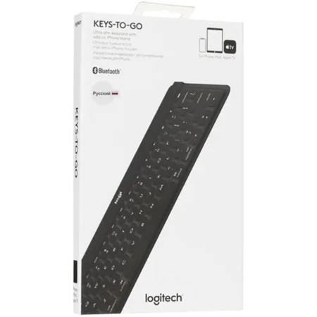 Клавиатура беспроводная Logitech Keys-To-Go (920-010126) чёрный