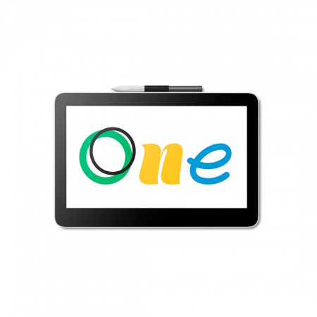 Графический планшет Wacom One 13 Touch pen display (DTH134W0B) черный