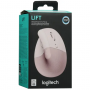 Мышь беспроводная Logitech Lift Bluetooth Vertical Ergonomic (910-006478) розовый