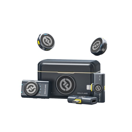 Микрофон Hollyland Lark M2 Combo (M2COM) черный