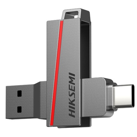 64 ГБ USB Флеш-накопитель HikSemi E307C (HS-USB-E307C/64G/U3) серебристый