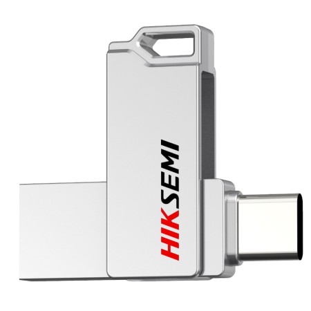 64 ГБ USB Флеш-накопитель HikSemi HS-USB-E327C/64G/U3 серебристый