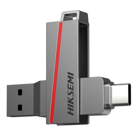 128 ГБ USB Флеш-накопитель HikSemi HS-USB-E307C/128G/U3 серебристый