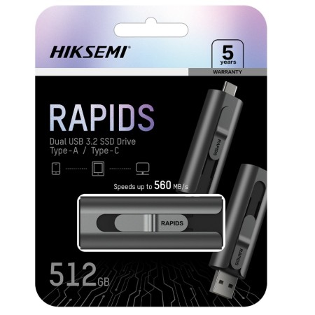 512 ГБ USB Флеш-накопитель HikSemi HS-USB-S560 512G U3 черный