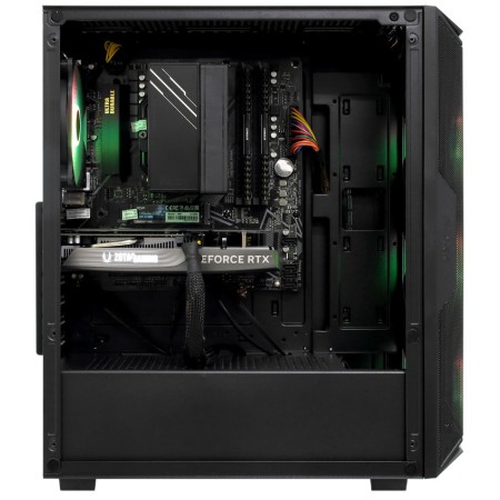 Системный блок Ryzen 7 5700X-3.4GHz/B550/RAM 16GB/SSD 512GB (M.2)/RTX4060-8GB/no DVD/750W черный
