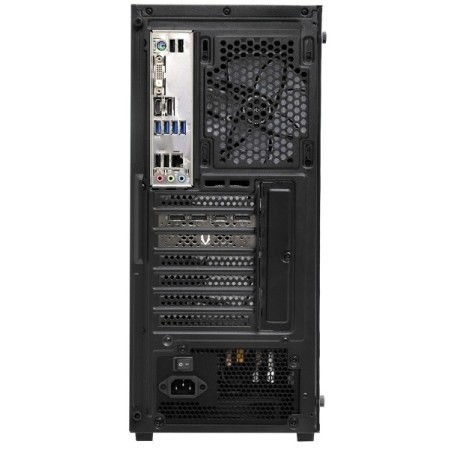 Системный блок Ryzen 7 5700X-3.4GHz/B550/RAM 16GB/SSD 512GB (M.2)/RTX4060-8GB/no DVD/750W черный