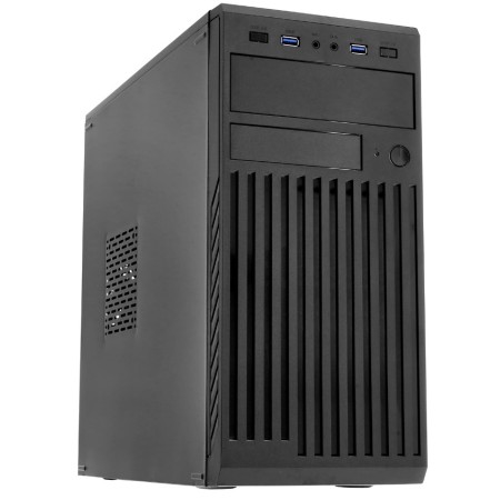 Системный блок Core i3-12100F-3.3GHz/H610/RAM 8GB/SSD 512GB/GT210-512MB/no DVD/300W черный