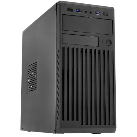Системный блок Core i5-12400F-2.5GHz/H610/RAM 8GB/SSD 512GB/GT210-512MB/no DVD/300W черный