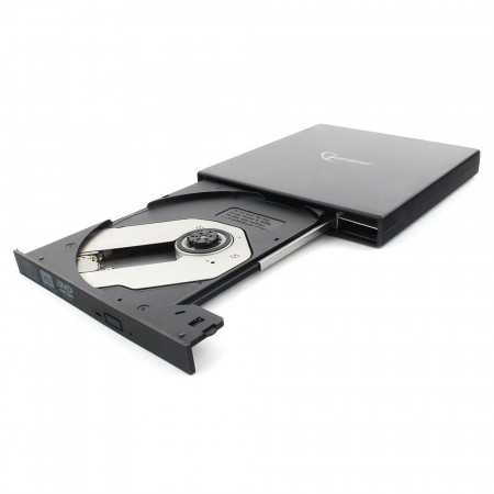 Внешний оптический привод Gembird DVD-USB-02R черный