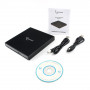 Внешний оптический привод Gembird DVD-USB-02R черный