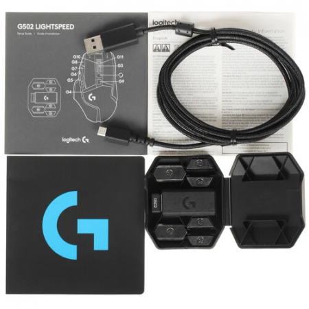 Мышь беспроводная/проводная Logitech G502 LIGHTSPEED (910-005567) черный