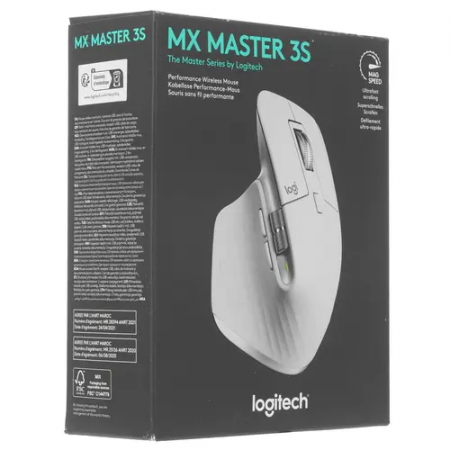 Мышь беспроводная Logitech MX Master 3s (910-006560) серый