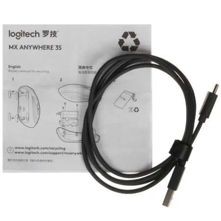 Мышь беспроводная/проводная Logitech MX Anywhere 3S (910-006929) графитовый