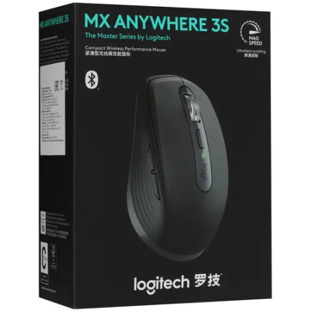 Мышь беспроводная/проводная Logitech MX Anywhere 3S (910-006929) графитовый