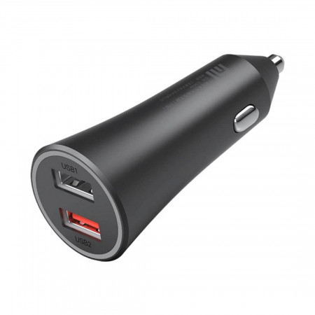 Автомобильное зарядное устройство Mi 37W Dual-Port Car Charger (CC06ZM) черный