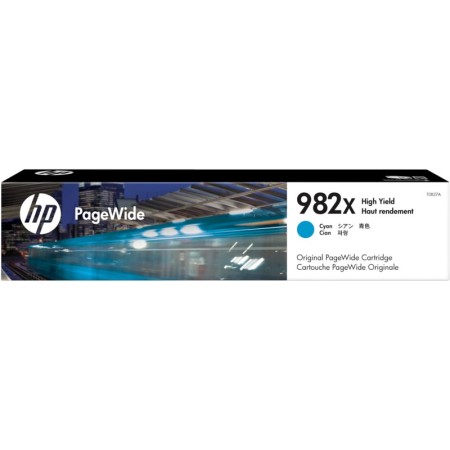 Картридж струйный HP 982X (T0B27A) голубой (повышенная емкость) (с чипом)
