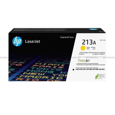 Картридж лазерный HP 213A (W2132A) желтый (с чипом)
