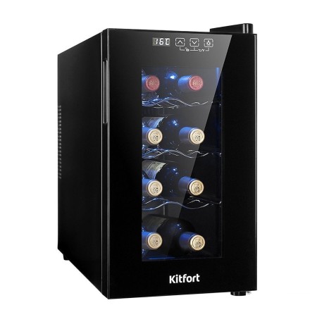 Винный шкаф Kitfort KT-2419 черный