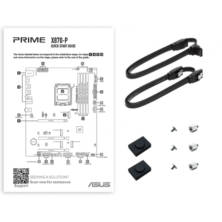 Материнская плата ASUS PRIME X870-P чёрный