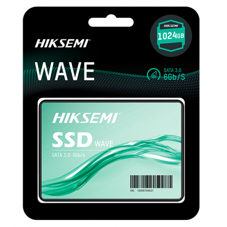 1ТБ SSD диск HikSemi (HS-SSD-WAVE(S) 1024G) черный