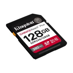 128 ГБ Карта памяти Kingston Canvas React Plus V60 SDXC (SDR2V6/128GB) черный
