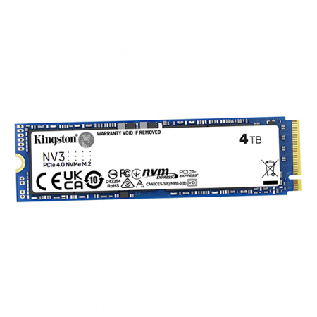 4 ТБ SSD диск Kingston NV3 (SNV3S/4000G) синий
