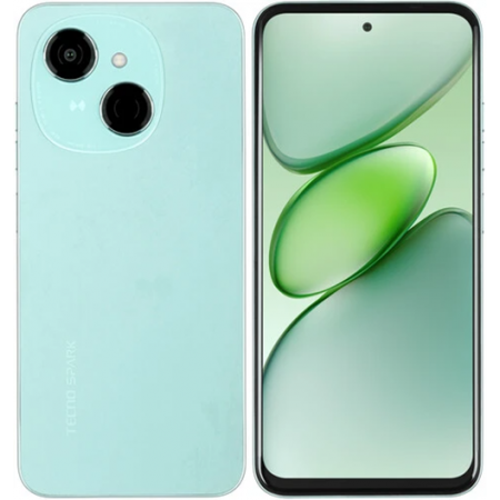 Смартфон TECNO SPARK Go 1 (KL4) 4 ГБ/128 ГБ зелёный (Magic Skin Green)