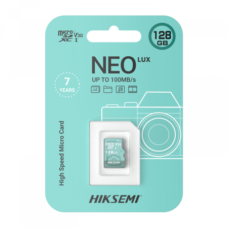 128 ГБ Карта памяти HikSemi NEO LUX microSDXC (HS-TF-D3/128G) зелёный